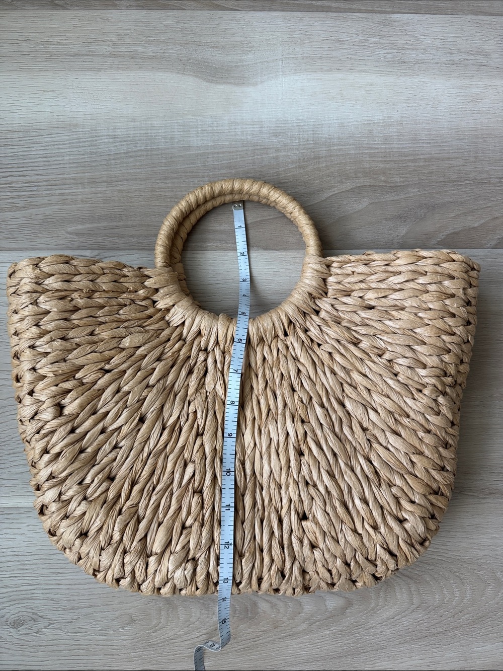 Woven Straw Beachy Summer Bag/Purse - Picture 5 of 6